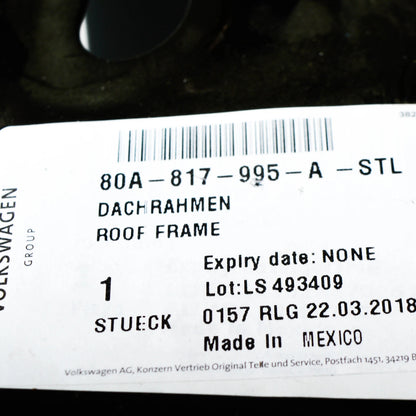 NEW AUDI Q5 80A ROOF HEADER PANEL 80A817995A STL ORIGINAL
