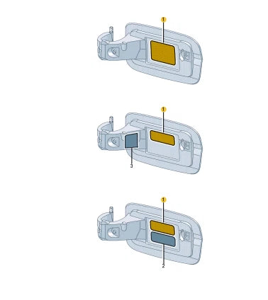 NEW AUDI A3 LIMOUSINE 8V FUEL FILLER NECK STICKER 8V5010508Q