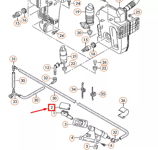 NEW VW GOLF PLUS 2009-2014 HEADLIGHT WASHER COVER CAP LEFT 5M0955109HGRU