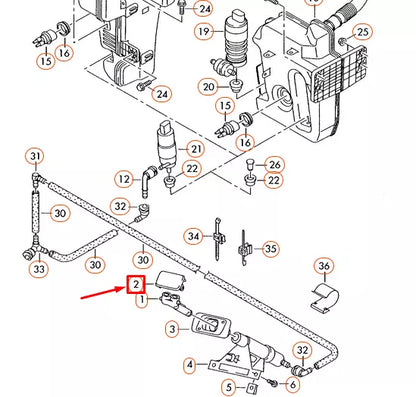 NEW VW GOLF PLUS 2009-2014 HEADLIGHT WASHER COVER CAP LEFT 5M0955109HGRU