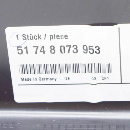 NEW BMW 7 G11, G12 LEFT RADIATOR SUPPORT AIR DUCT 51748073953 8073953 ORIGINAL