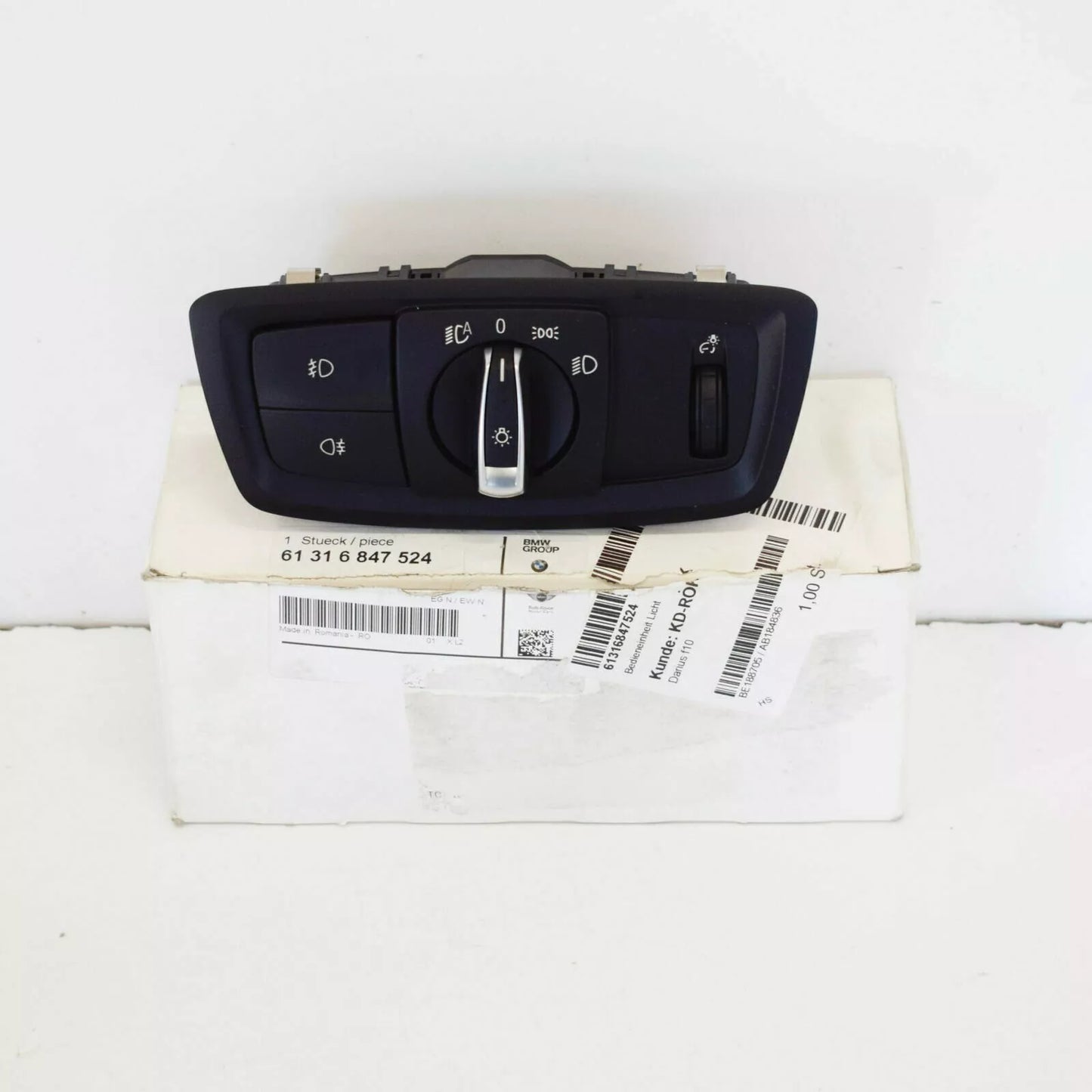 NEW BMW X1 F48 LIGHT SWITCH CONTROL UNIT 61316847524 6847524 ORIGINAL