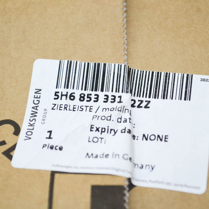 NEW VW GOLF MK8 CD REAR BUMPER LEFT DECORATIVE TRIM CHROME 5H68533312ZZ ORIGINAL