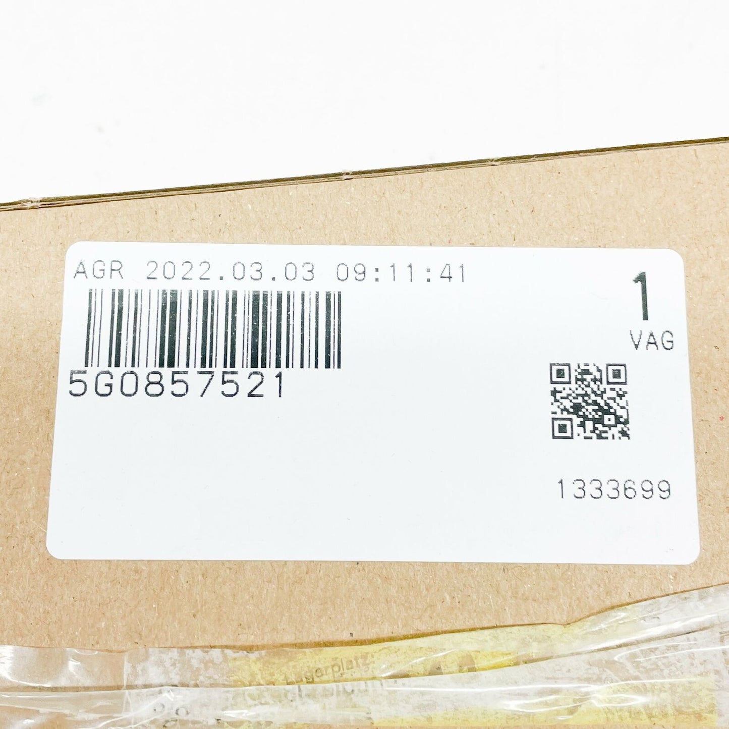 NEW VW GOLF MK7 FRONT LEFT DOOR MIRROR GLASS LHD 5G0857521 ORIGINAL