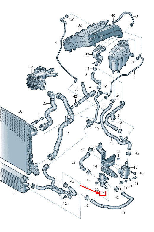 new audi tt fv engine control valve 5q0906457l original