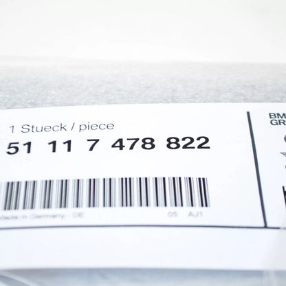 NEW BMW 3 G20 FRONT BUMPER LOWER GRILLE COVER MRR 51117478822 ORIGINAL