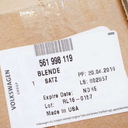 NEW VOLKSWAGEN PASSAT B8 LEFT SIDE HEADLIGHT TRIM 561998119 ORIGINAL