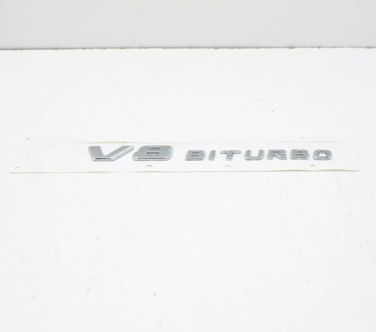 NEW MB S W222 AMG FRONT FENDER WING LETTERING BADGE A2228175200 ORIGINAL