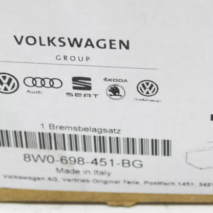 NEW AUDI A4 AVANT B9 REAR BRAKE PADS SET 8W0698451BG
