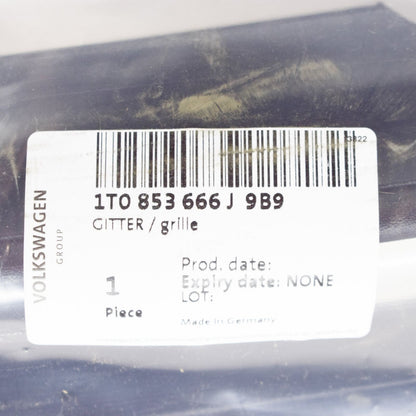 NEW VOLKSWAGEN TOURAN 1T FRONT BUMPER RIGHT GRILLE 1T0853666J9B9 2008 ORIGINAL
