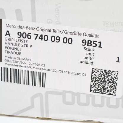 NEW MB SPRINTER 906 REAR LICENSE PLATE LAMP HANDLE TRIM A90674009009B51