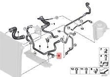 NEW BMW X5 E70 X5 3.0SI 4.8I RADIATOR COOLANT HOSE 17127537101 7537101 ORIGINAL