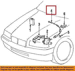 NEW BMW 3 E36 1.8IS BOWDEN CABLE F CRUISE CONTROL 65718380078 ORIGINAL