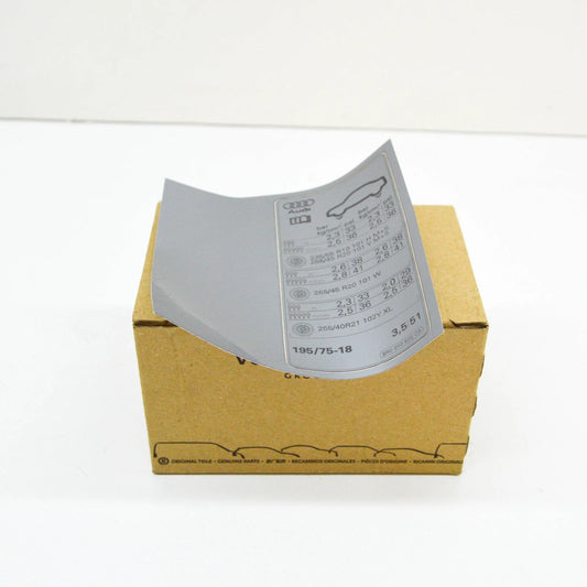 NEW AUDI Q5 8R TYRE PRESSURE DATA PLATE 8R0010502CA ORIGINAL