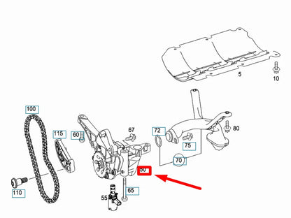 NEW MERCEDES-BENZ SPRINTER W906 OIL PUMP A2721800701 ORIGINAL