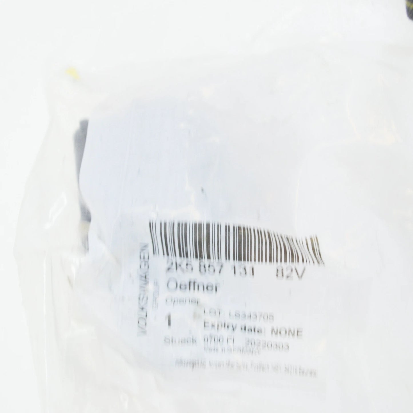 NEW VOLKSWAGEN CADDY SY GLOVE BOX OPENING MECHANISM 2K585713182V ORIGINAL