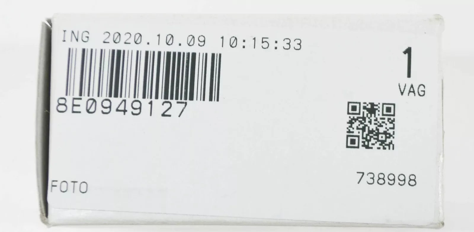 NEW AUDI A3 8P FRONT LEFT WING TURN INDICATOR CLEAR GLASS 8E0949127