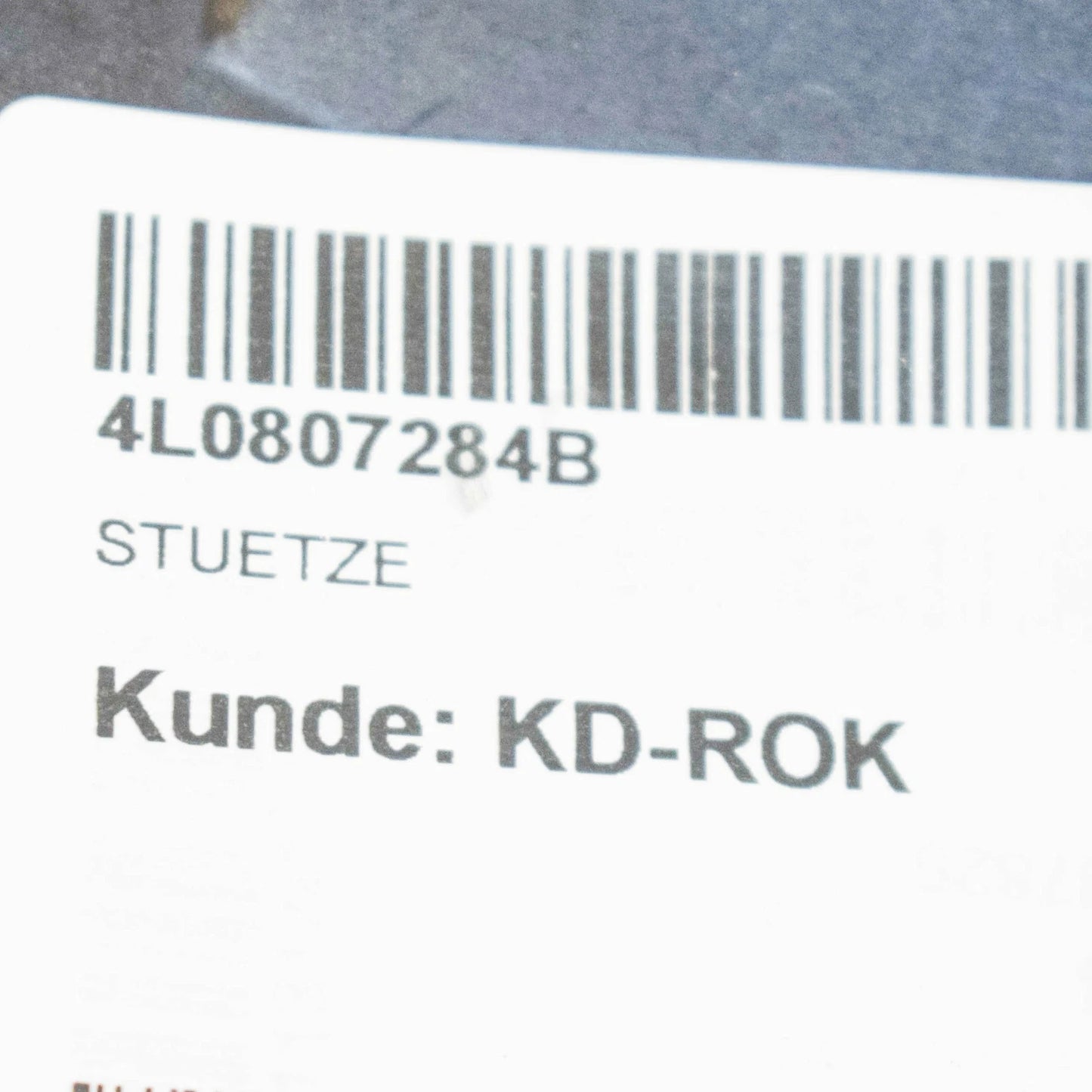 NEW AUDI Q7 4L FRONT WIND GUIDE COVER RIGHT 4L0807284B ORIGINAL