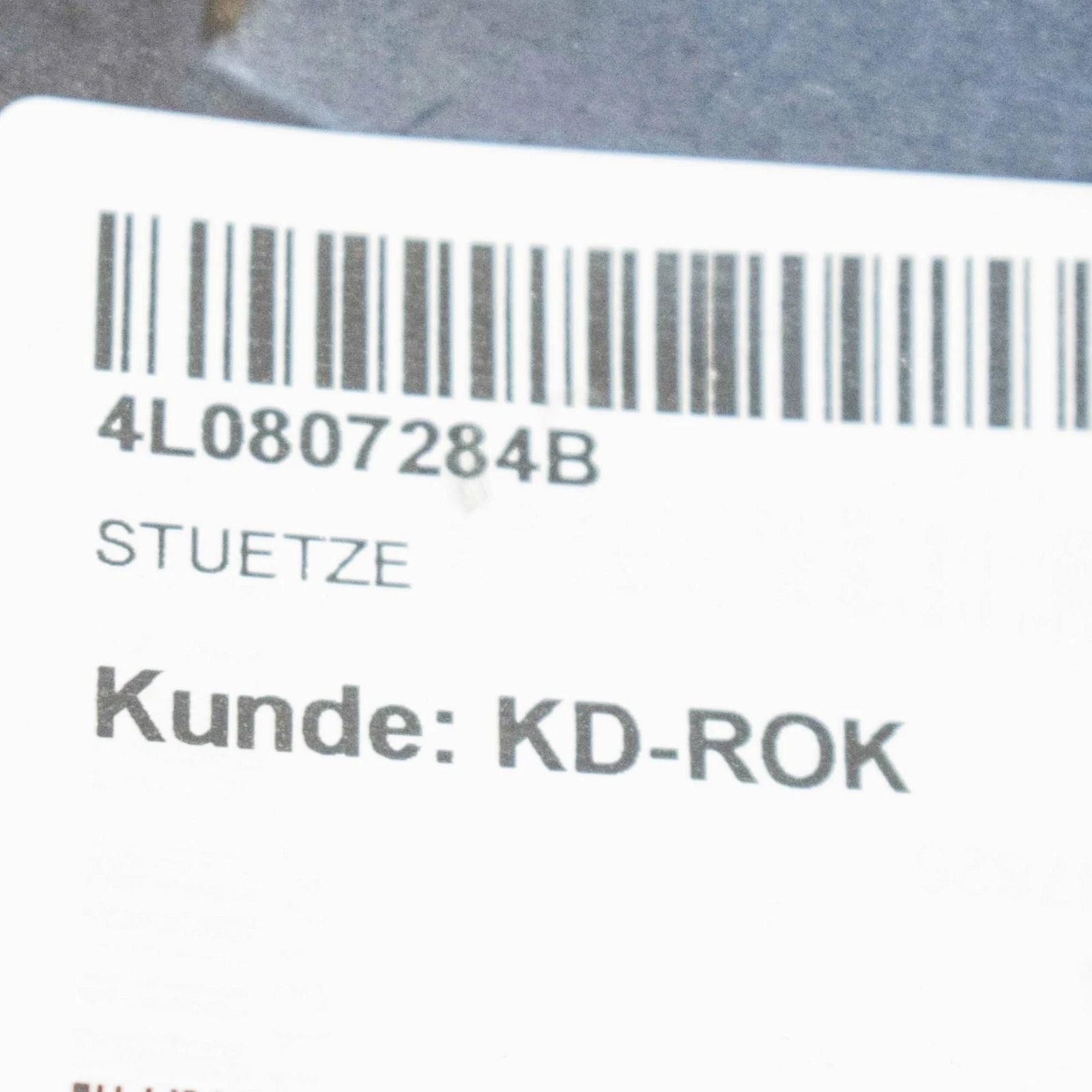 NEW AUDI Q7 4L FRONT WIND GUIDE COVER RIGHT 4L0807284B ORIGINAL