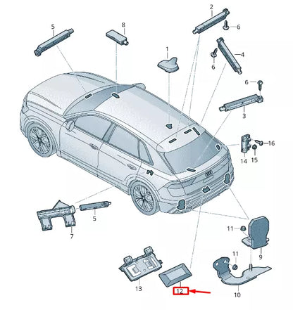 NEW AUDI E-TRON GEN LTE AERIAL 982035510C