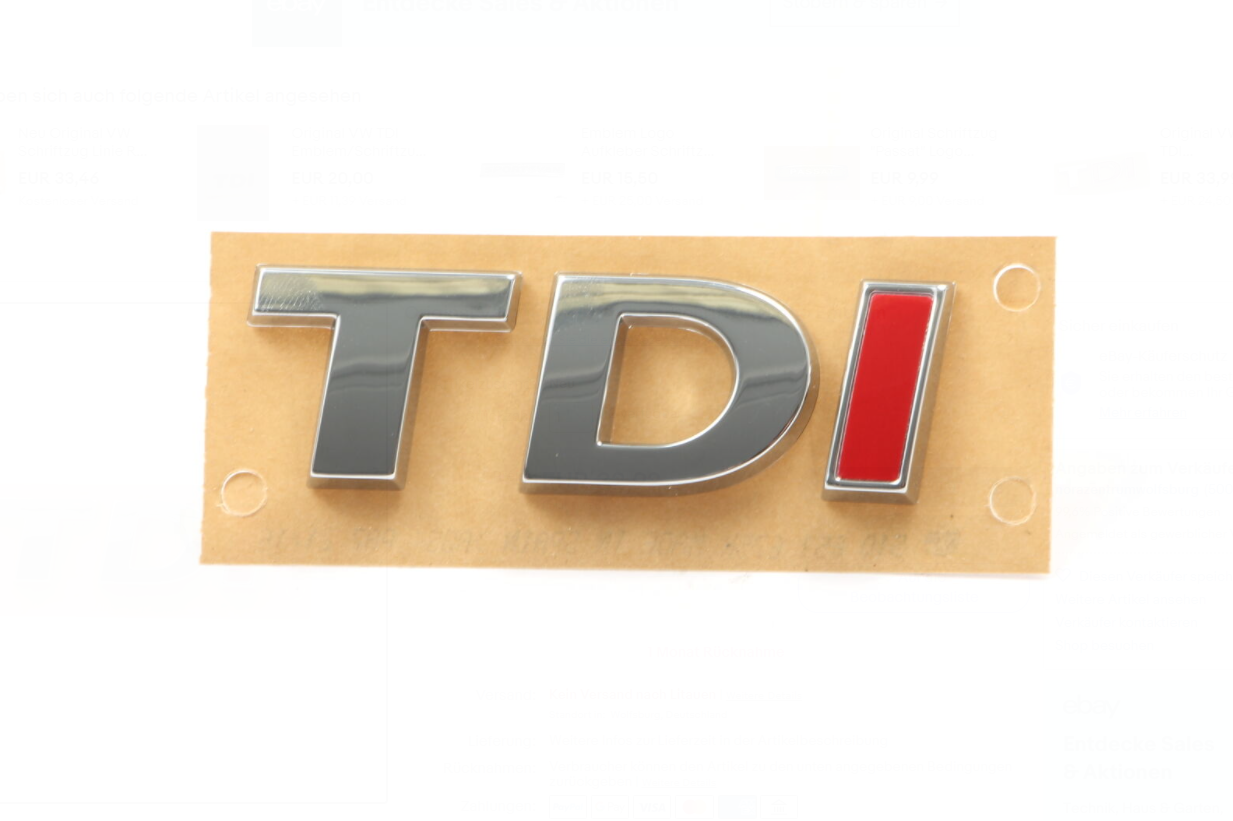 new vw golf sportsvan am1 rear bootlid badge 510853675kjzq original