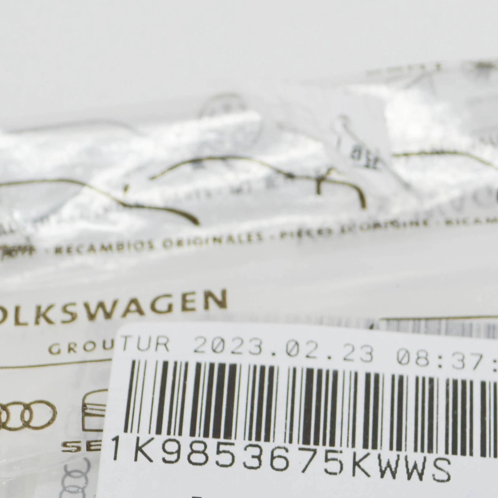 NEW VW JETTA MK6 REAR CHROME BLUE BLACK TDI INSCRIPTION 1K9853675KWWS ORIGINAL