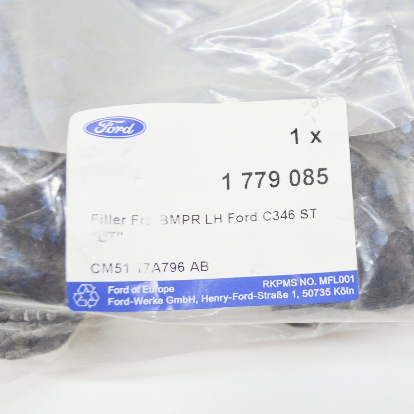 new ford focus mk3 c346 front bumper left filler 1779085 cm51-17a796-ab original