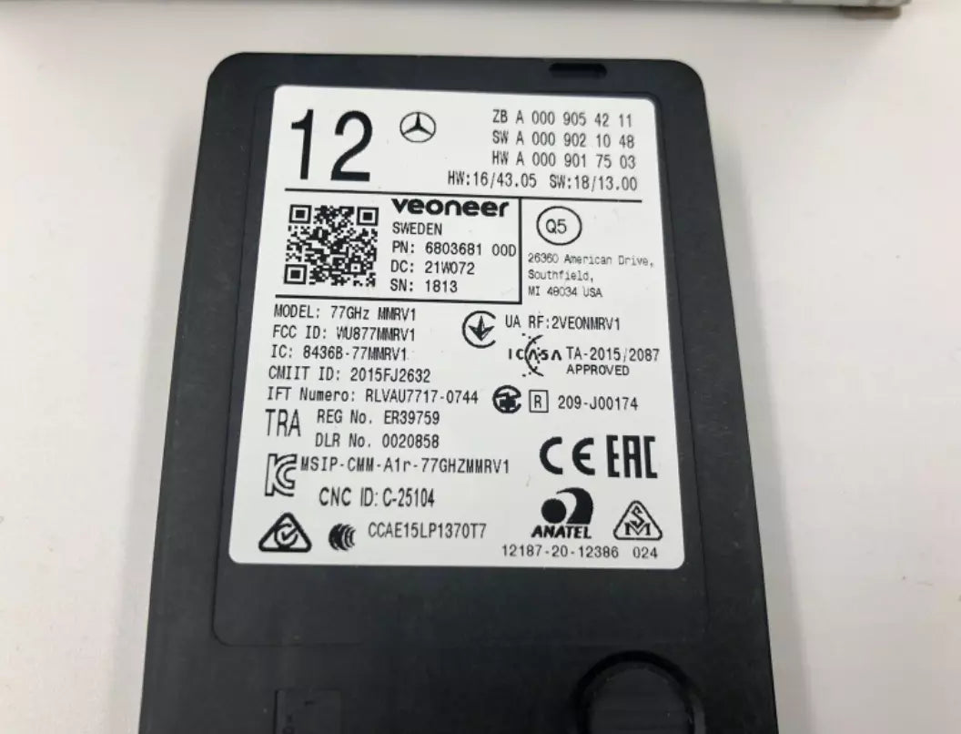 NEW MERCEDES-BENZ GLE W167 FRONT LATERAR RADAR SENSOR A0009054211 ORIGINAL