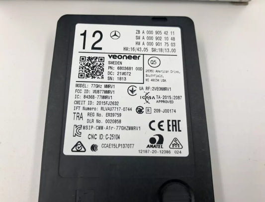 NEW MERCEDES-BENZ GLE W167 FRONT LATERAR RADAR SENSOR A0009054211 ORIGINAL