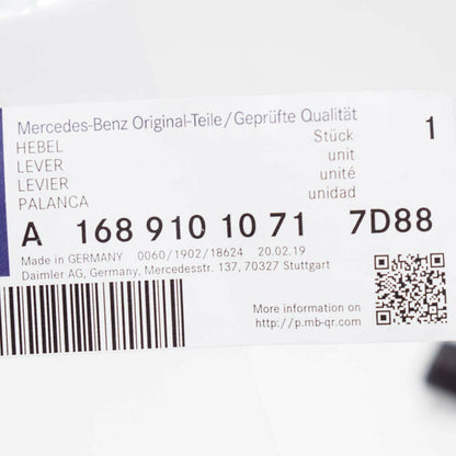 NEW MERCEDES-BENZ A-CLASS RIGHT SEAT ADJUSTMENT HANDLE A16891010717D88 ORIGINAL