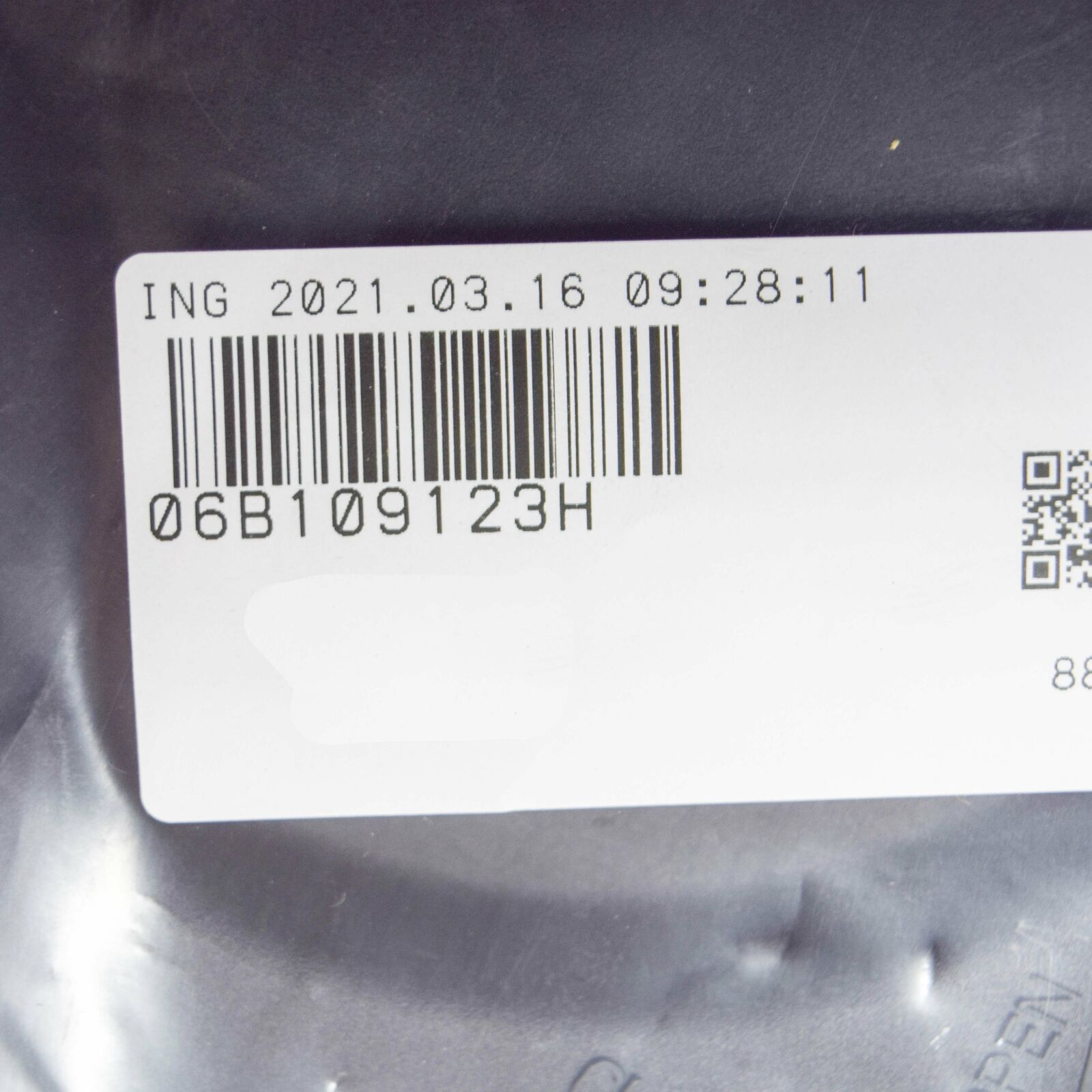 NEW AUDI A3 8P UPPER TOOTHED BELT GUARD 06B109123H ORIGINAL