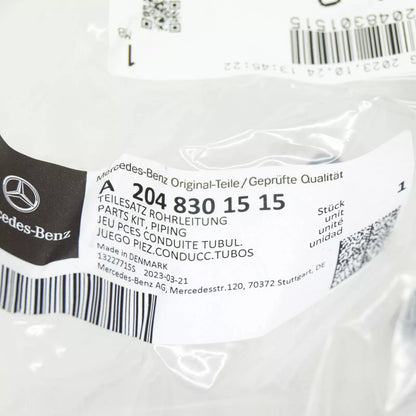 NEW MERCEDES-BENZ C W204 HEATER PIPING PARTS KIT LHD A2048301515 ORIGINAL