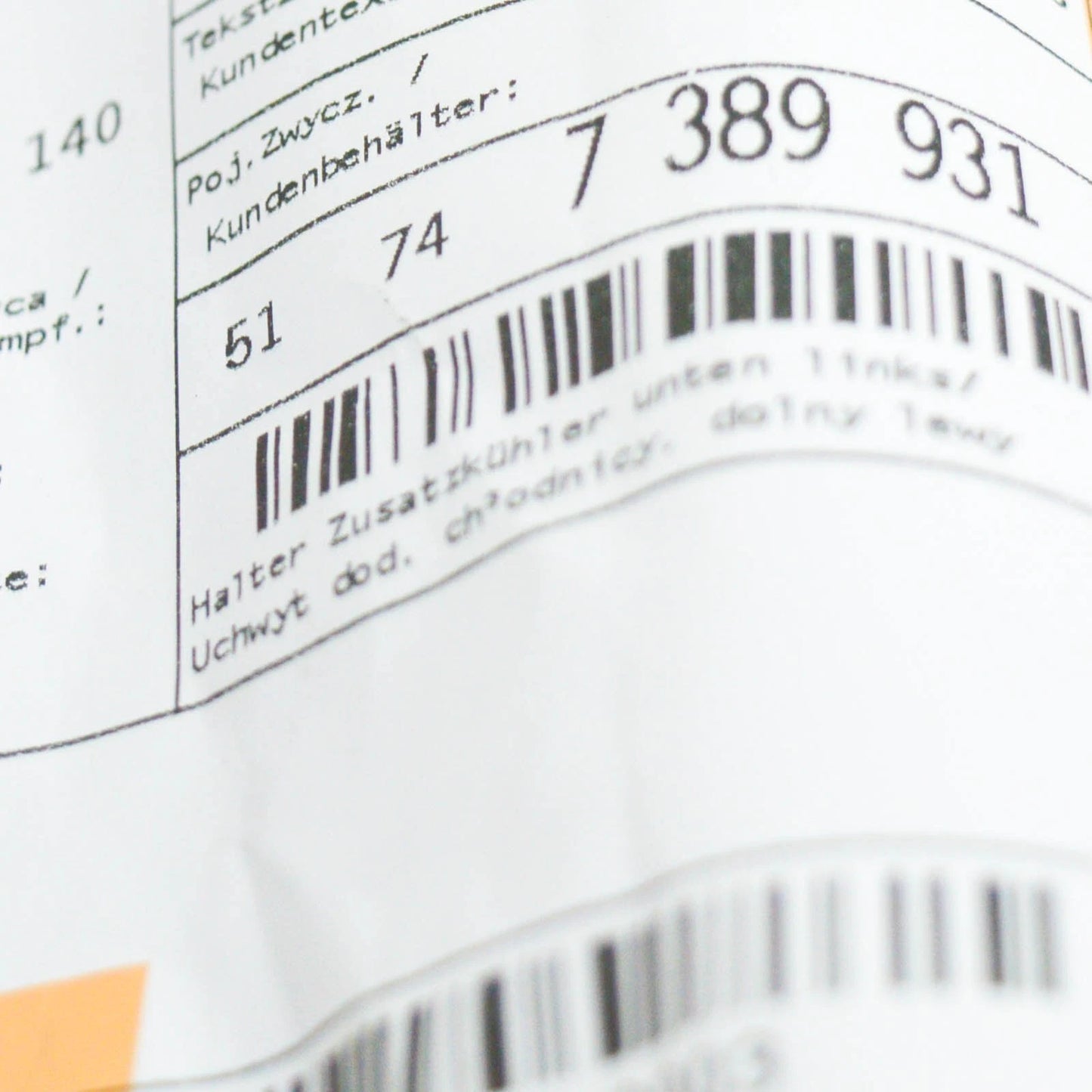 NEW BMW 3 F30 RADIATOR AIR DUCT HOLDER LOWER LEFT 51747389931 ORIGINAL