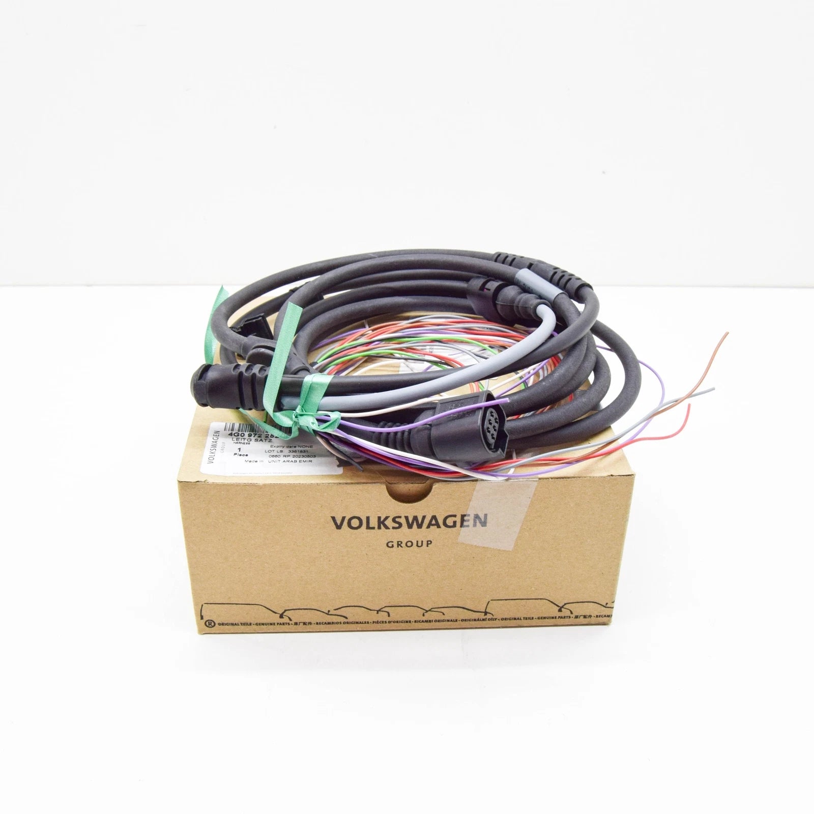 NEW AUDI A6 AVANT C7 FRONT RIGHT SPEED SENSOR WIRING HARNESS 4G0972252J ORIGINAL