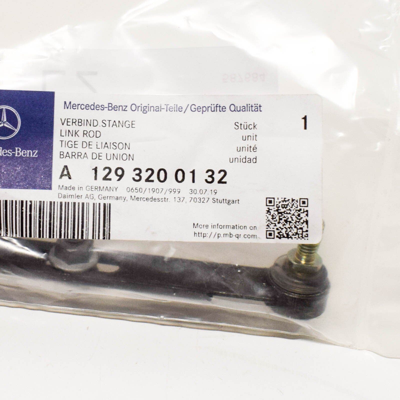 NEW MERCEDES BENZ SL R129 FRONT LINK ROD A1293200132 ORIGINAL