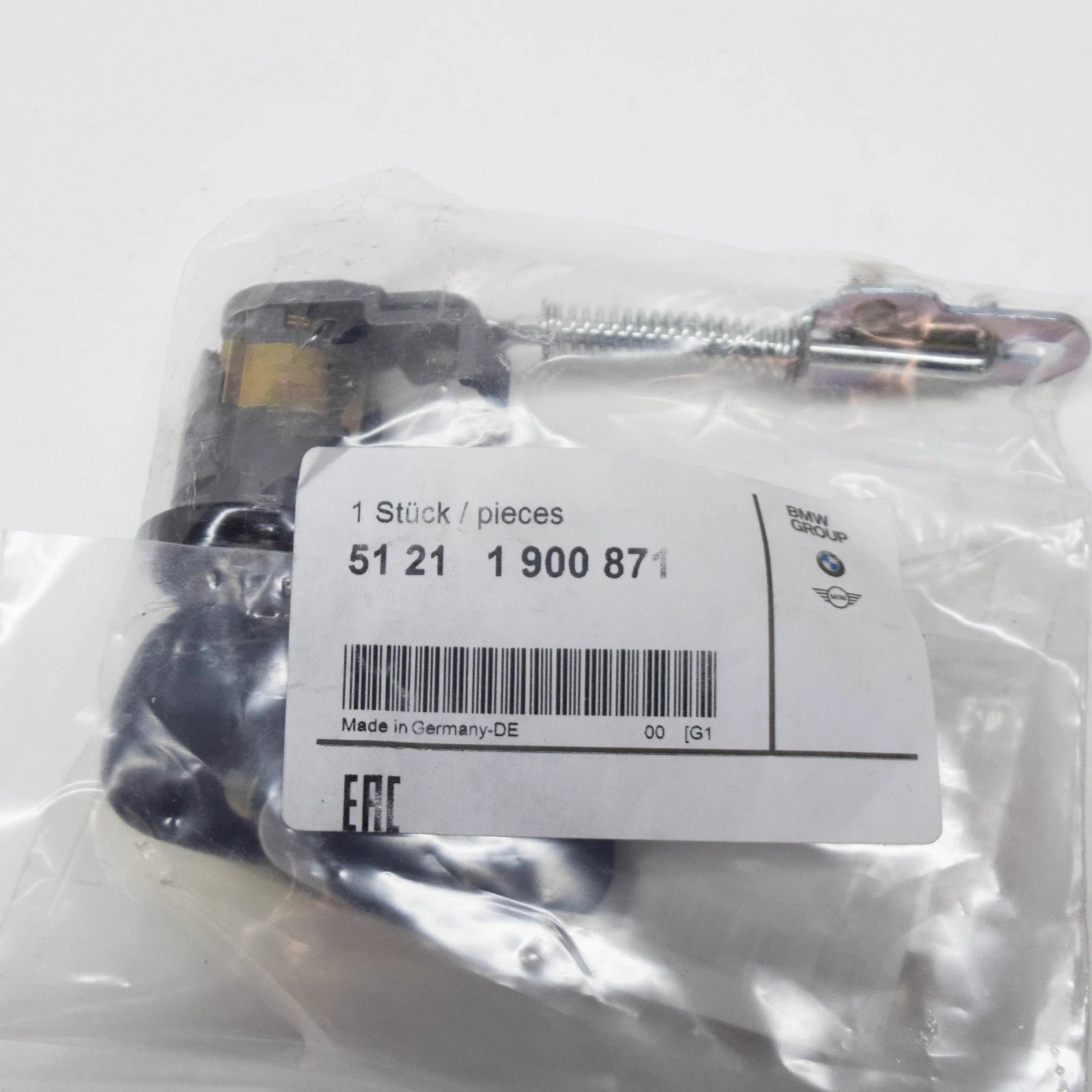 NEW BMW 5 E28 FRONT LEFT DOOR LOCK CATCH WITH KEY 51211900871 1900871 ORIGINAL