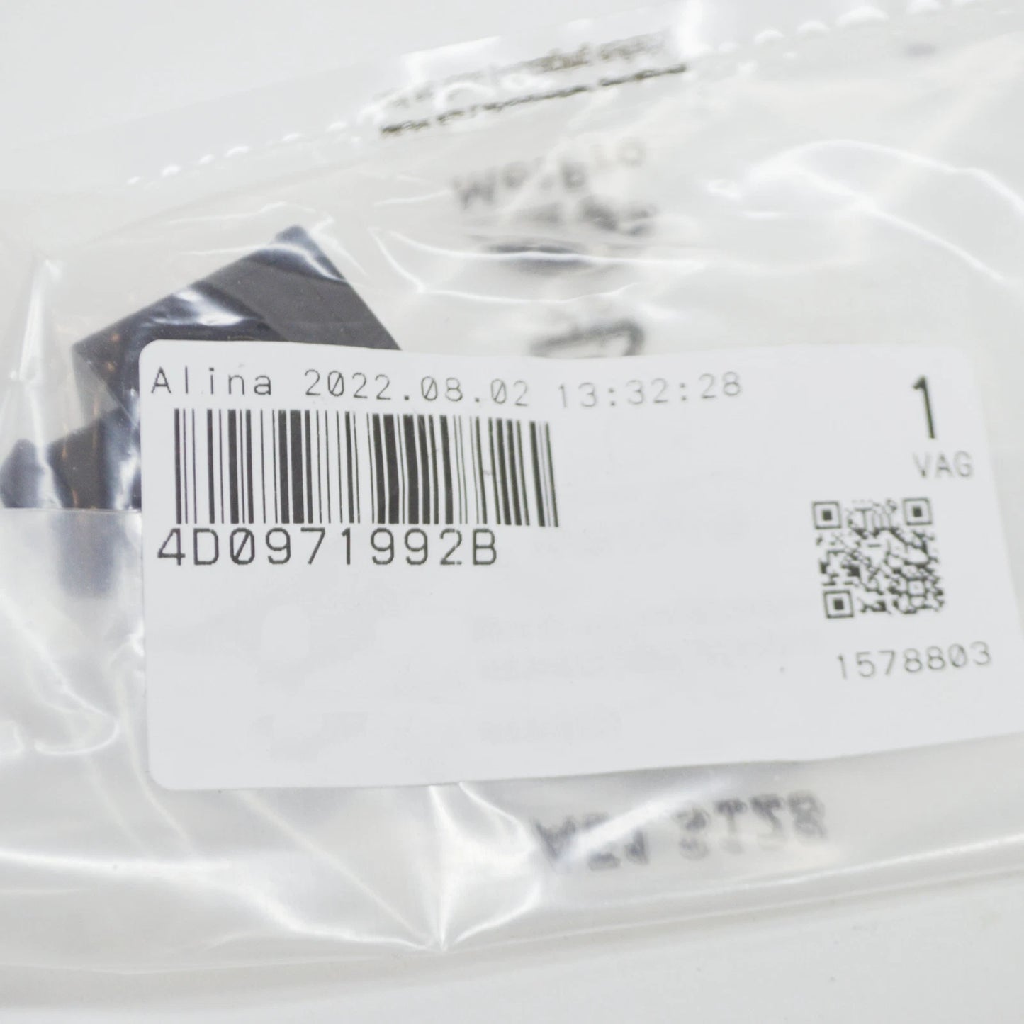 NEW AUDI A1 MK1 ALTERNATOR FLAT CONNECTOR HOUSING 2 PIN 4D0971992B ORIGINAL