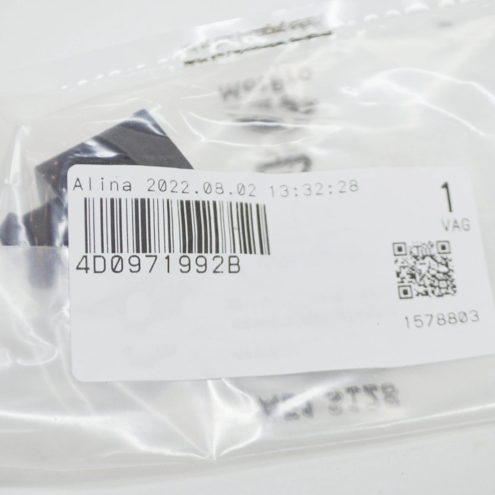 NEW AUDI A1 MK1 ALTERNATOR FLAT CONNECTOR HOUSING 2 PIN 4D0971992B ORIGINAL