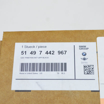 NEW BMW X5 G05 UPPER TRUNK LID TRIM PANEL 7442967 51497442967 ORIGINAL