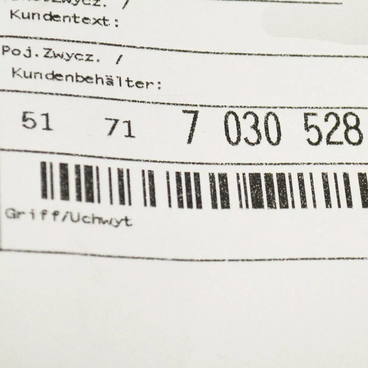 NEW BMW X3 E83 EMERGENCY WHEEL MOUNTING HANDLE 51717030528 ORIGINAL