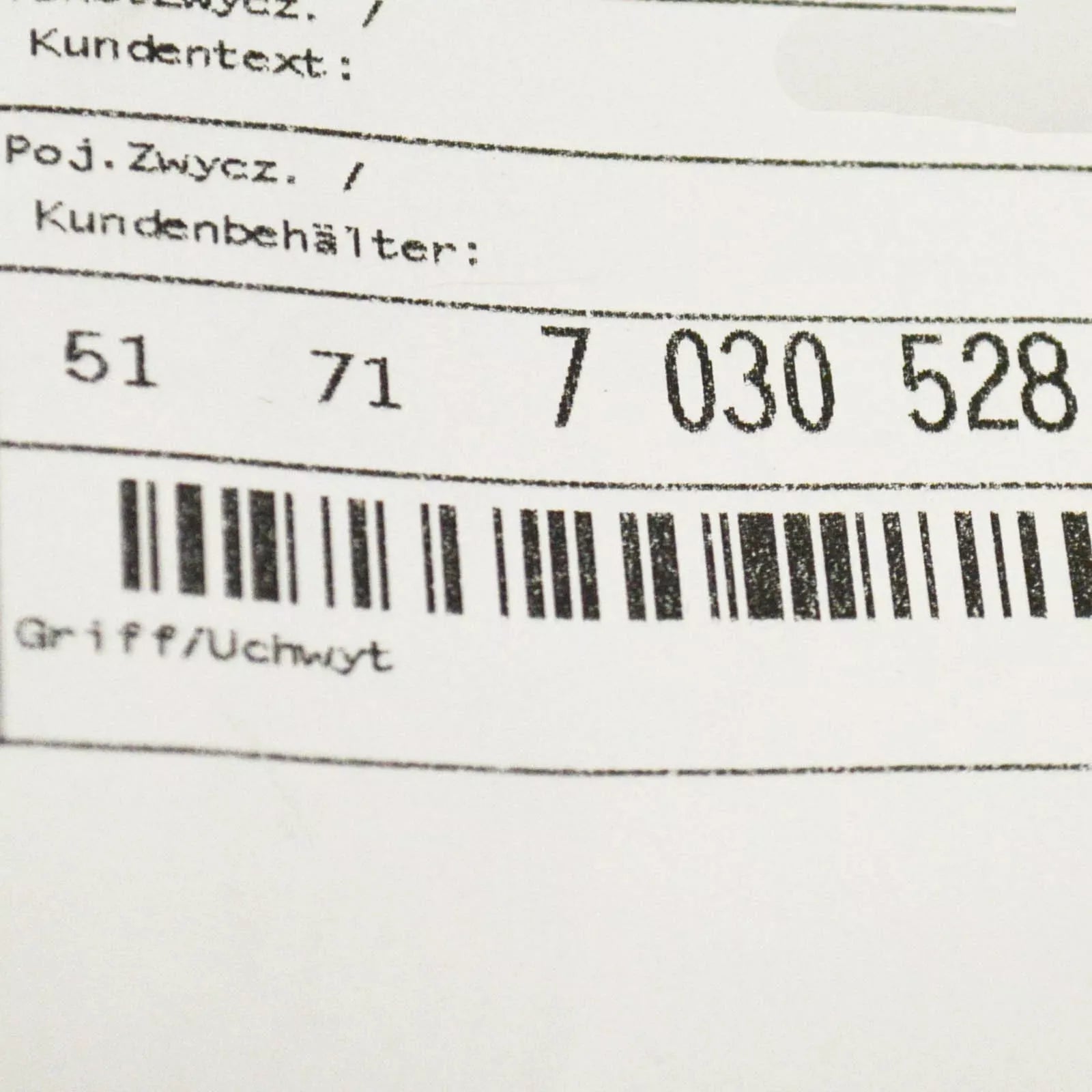 NEW BMW X3 E83 EMERGENCY WHEEL MOUNTING HANDLE 51717030528 ORIGINAL