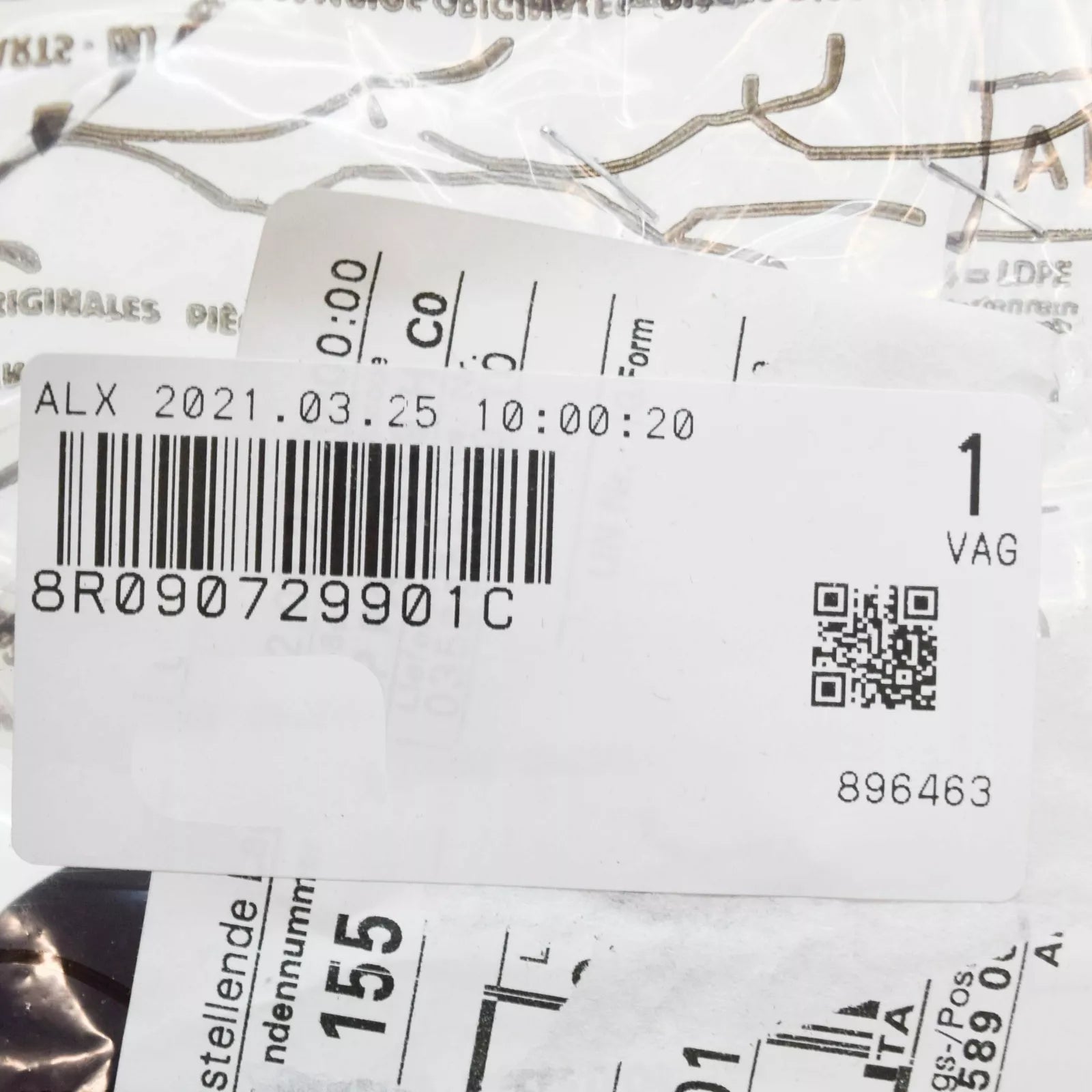 NEW AUDI Q5 8R FRONT RADAR SENSOR COVER FRAME 8R090729901C ORIGINAL