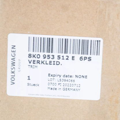 NEW AUDI A4 B8 STEERING COLUMN LOWER COVER TRIM 8K0953512E6PS ORIGINAL