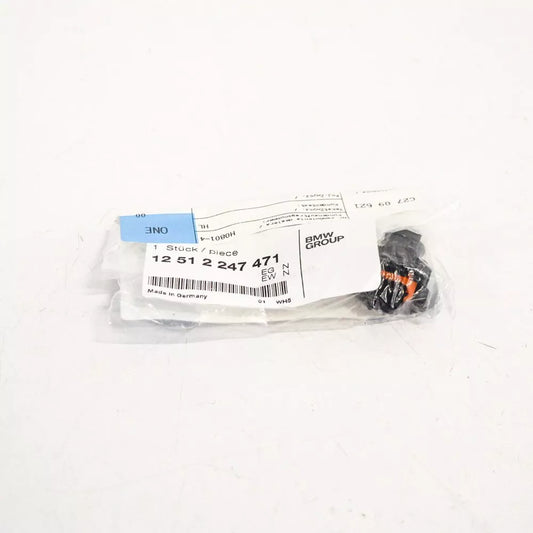 NEW BMW 3 E46 FUEL INJECTOR PLUG HOUSING 12512247471 2247471 ORIGINAL