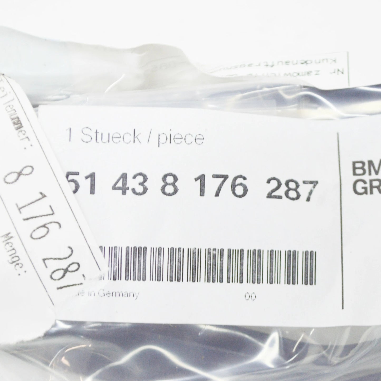 NEW BMW 3 COMPACT E36 REAR LEFT SEAT BELT TRIM COVER 51438176287 8176287