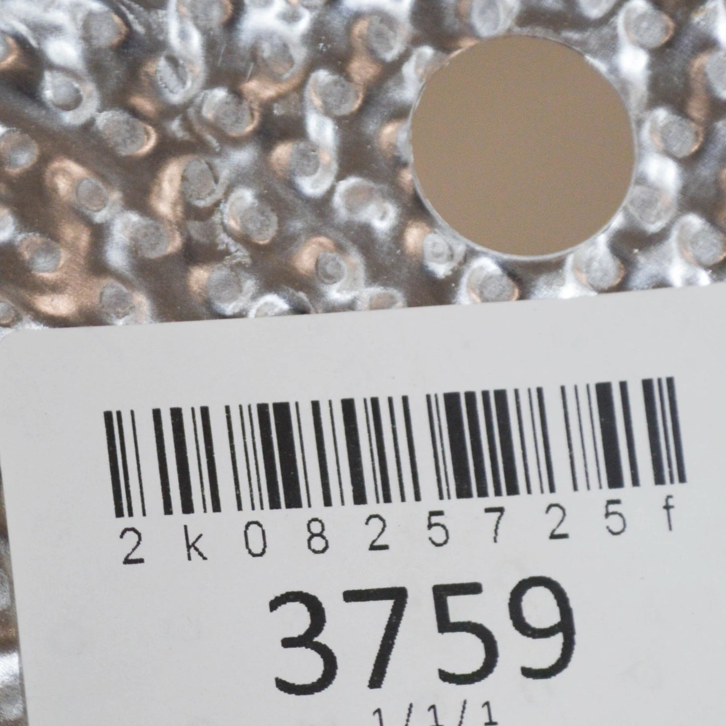 NEW VOLKSWAGEN CADDY 2K CENTER EXHAUST HEAT INSULATION 2K0825725F ORIGINAL