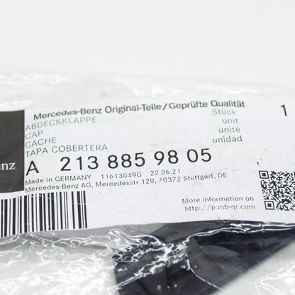 NEW MERCEDES-BENZ E W213 REAR TOW HOOK COVER FLAP LOWER PART A2138859805