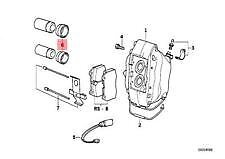 new bmw e31 e38 730d front brake caliper repair kit 40-44mm 34111162178 1162178