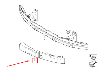 NEW BMW 5 E60 FRONT RIGHT SHOCK ABSORBER 51117049242 7049242 ORIGINAL