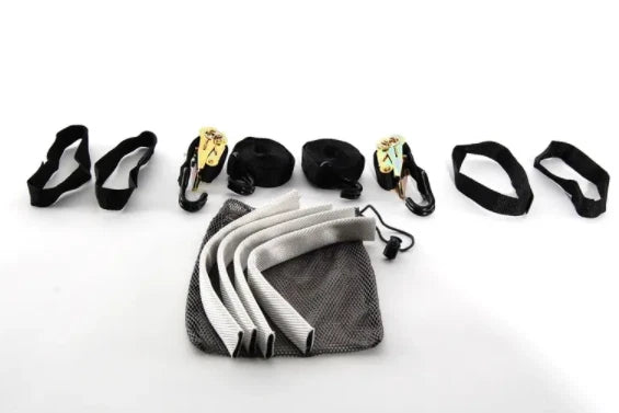 NEW BMW 1 F21 REAR LUGGAGE COMPARTMENT TENSIONING STRAPS 71108045545 ORIGINAL